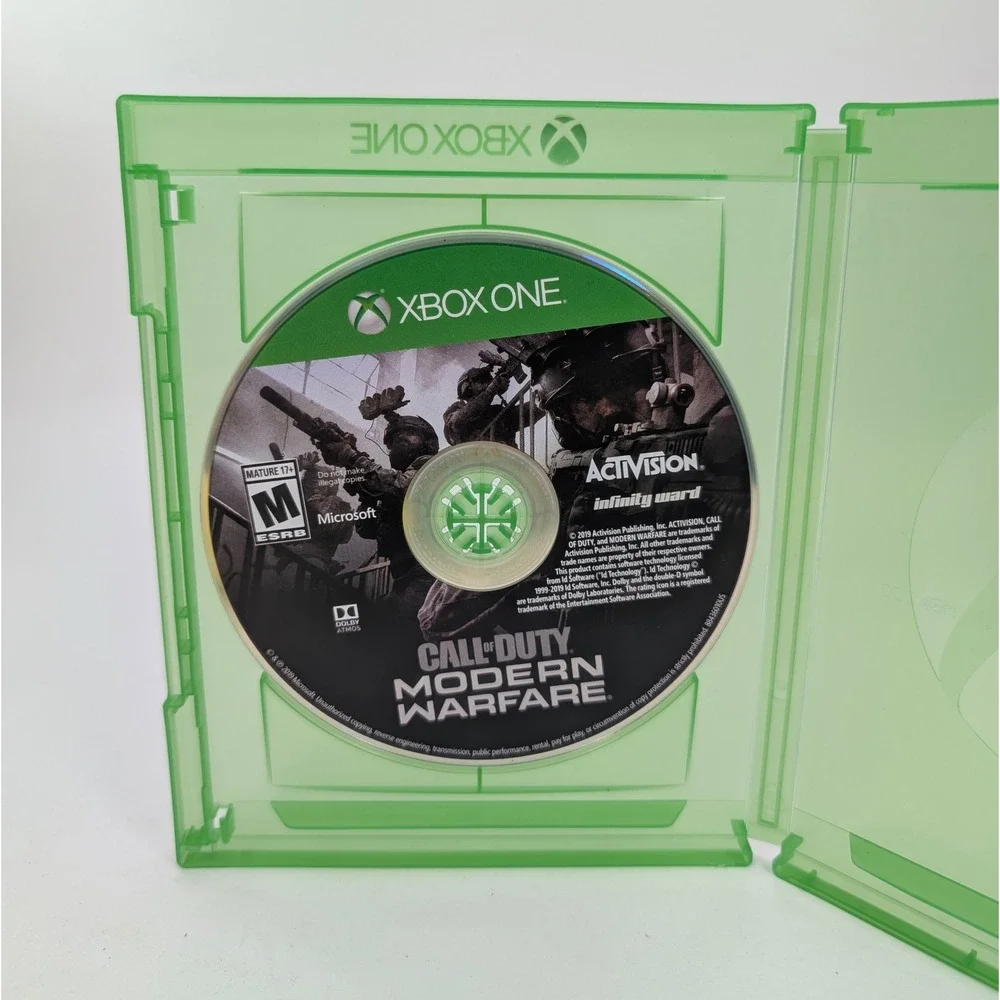 Call of Duty Modern Warfare‎ Xbox One Disc Activision Infinity Ward No Card